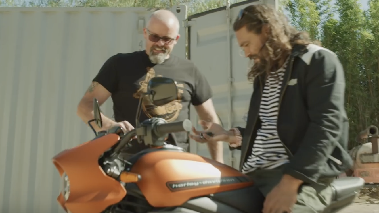 Jason Momoa Harley-Davidson LiveWire